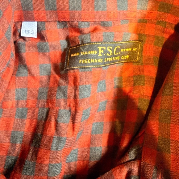 Freemans Sporting Club - Buffalo Check Shirt (15.5 neck / S) - Made In USA - Picture 5 of 10